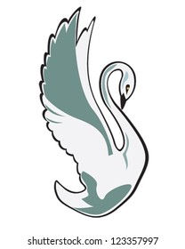 swan vector illustration