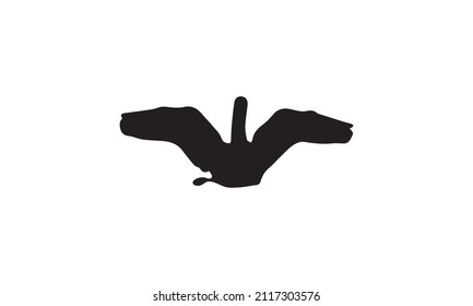 swan vector illustration design black and white