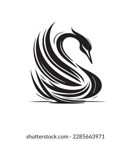 Imagen vectorial en un fondo blanco. Svg de silueta de ilustración vectorial.