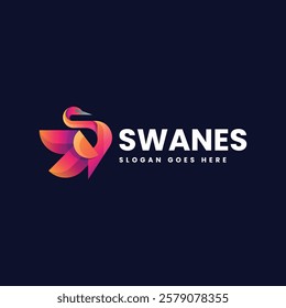 Swanes Gradient Colorful Logo Template