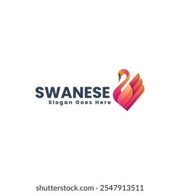 Swanese Gradient Colorful Logo Template