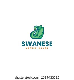 Swanese Simple Mascot Logo Post Template