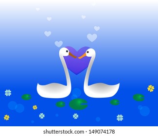 The swans couple