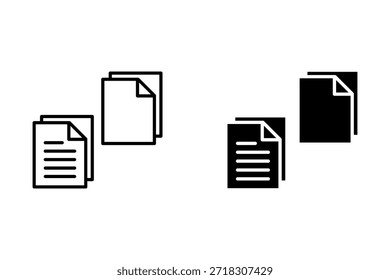 Symbol "Dokumentdatei austauschen". Illustrationsvektor