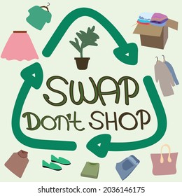 Swap Don't Shop Ecological Exchange Clothes Swap Party