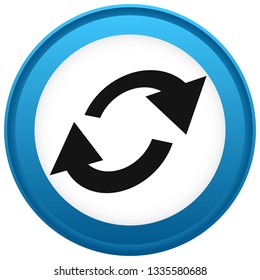 Swap, flip icon. Circular, oval arrows icon