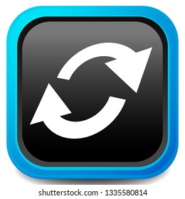 Swap, flip icon. Circular, oval arrows icon