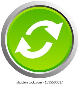 Swap, flip icon. Circular, oval arrows icon