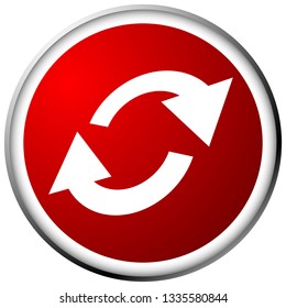 Swap, flip icon. Circular, oval arrows icon