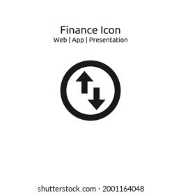 Swap icon, Business finance Icon for Web,App and Presentation, EPS 10