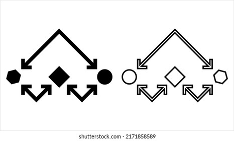 Icono de intercambio, Icono de intercambio, Intercambio, Ilustración de imágenes de vectores de conmutador