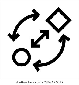 Icono de intercambio, Icono de intercambio, Intercambio, Ilustración de imágenes de vectores de conmutador