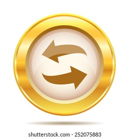 Swap icon. Internet button on white background. EPS10 vector. 