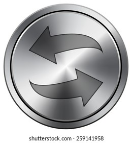 Swap icon. Internet button on white background. EPS10 Vector. 