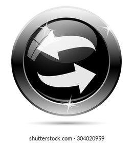 Swap icon. Internet button on white background. EPS10 vector 