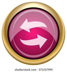Swap icon. Internet button on white background. EPS10 vector.
