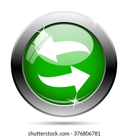 Swap icon. Internet button on white background. EPS10 vector.