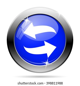 Swap icon. Internet button on white background. EPS10 vector
