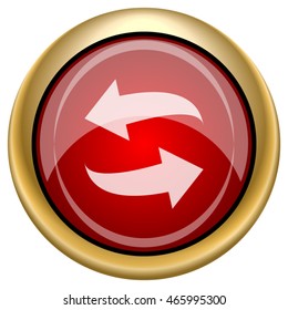 Swap icon. Internet button on white background. EPS10 vector.
