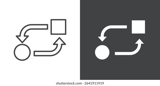 swap icon symbol illustration logo