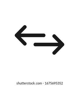 Swap icon vector. Reverse arrows illustration. Transfer icon. Exchange icon
