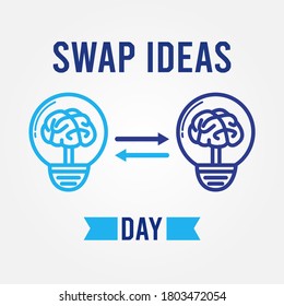 Swap Idea Day Vector Illustration