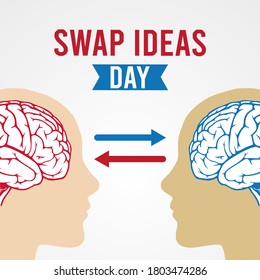 Swap Idea Day Vector Illustration