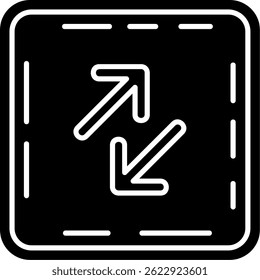 Swap Line vector Icon Design