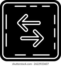 Swap Line vector Icon Design