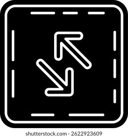 Swap Line vector Icon Design