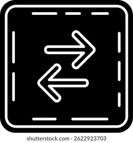 Swap Line vector Icon Design