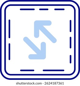 Swap Line vector Icon Design