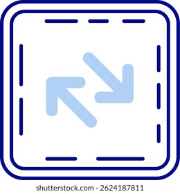 Swap Line vector Icon Design