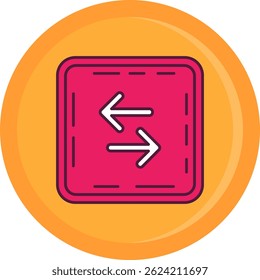 Swap Line vector Icon Design