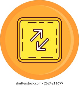 Swap Line vector Icon Design