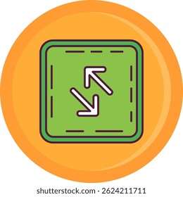 Swap Line vector Icon Design