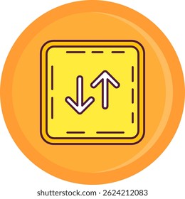 Swap Line vector Icon Design