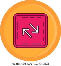 Swap Line vector Icon Design