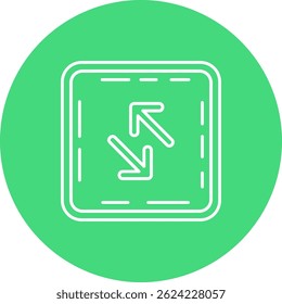 Swap Line vector Icon Design