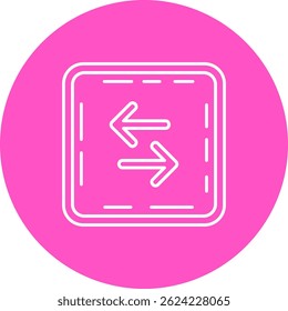 Swap Line vector Icon Design