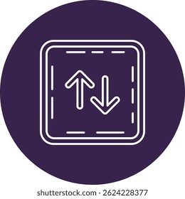 Swap Line vector Icon Design