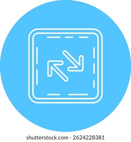 Swap Line vector Icon Design