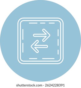 Swap Line vector Icon Design