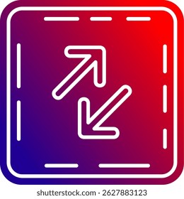 Swap Line vector Icon Design