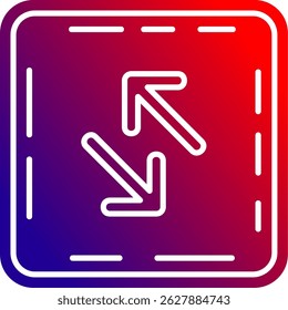 Swap Line vector Icon Design