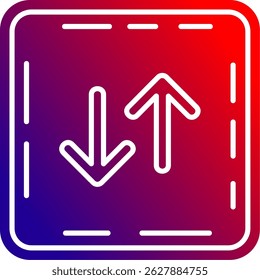 Swap Line vector Icon Design