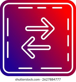 Swap Line vector Icon Design