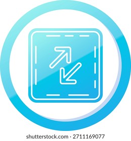 Diseño de icono de Vector de línea de intercambio
