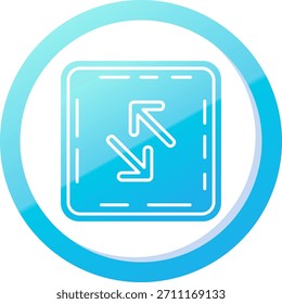 Diseño de icono de Vector de línea de intercambio