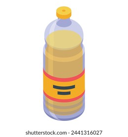 Swap oil bottle icon isometric vector. Barter evolution. Trade payment